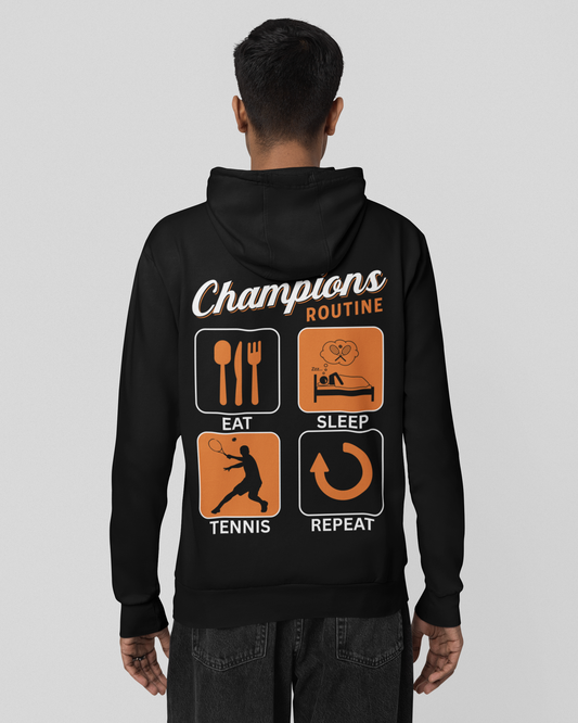 CHAMPIONS ROUTINE - Tennis Hoodie