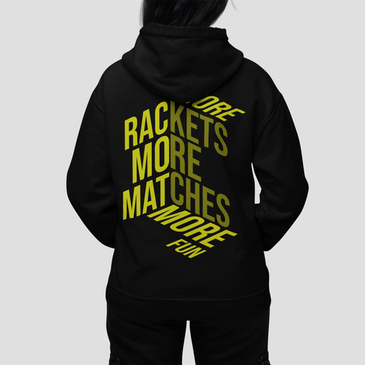 MORE RACKETS - Tennis Hoodie