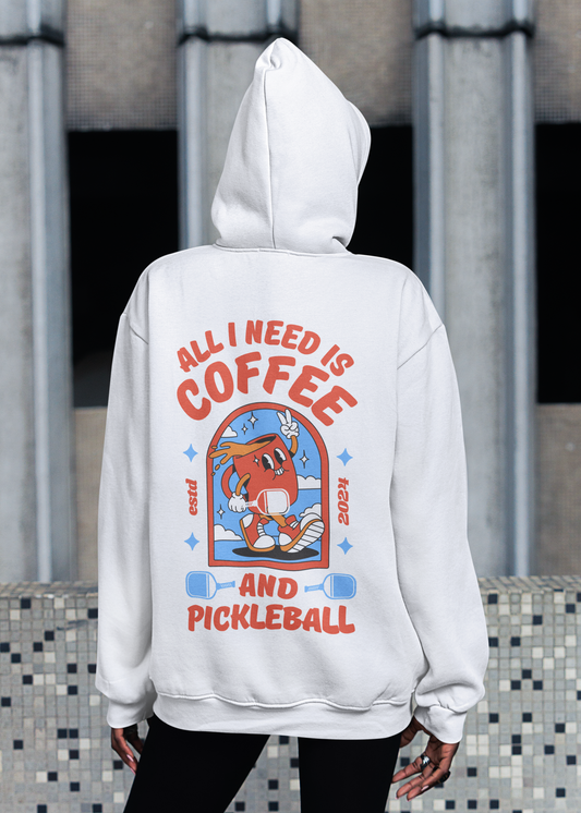 COFFEE & PICKLEBALL 2 - Pickleball (Hoodie)