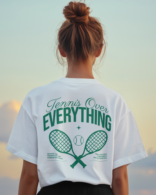 TENNIS OVER EVERYTHING - Tennis Basic Tee
