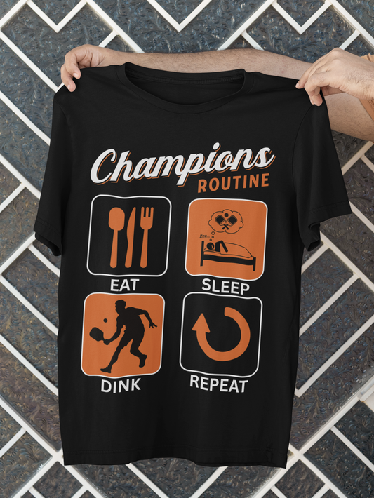 CHAMPIONS ROUTINE - Pickleball (Basic Tee)