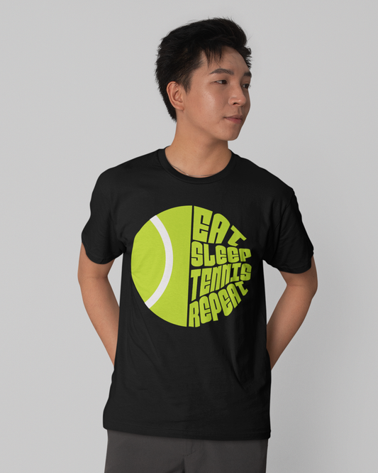EAT SLEEP 2 - Tennis Basic Tee