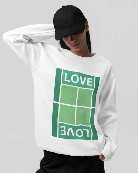 LOVE 3  - Tennis Sweatshirt