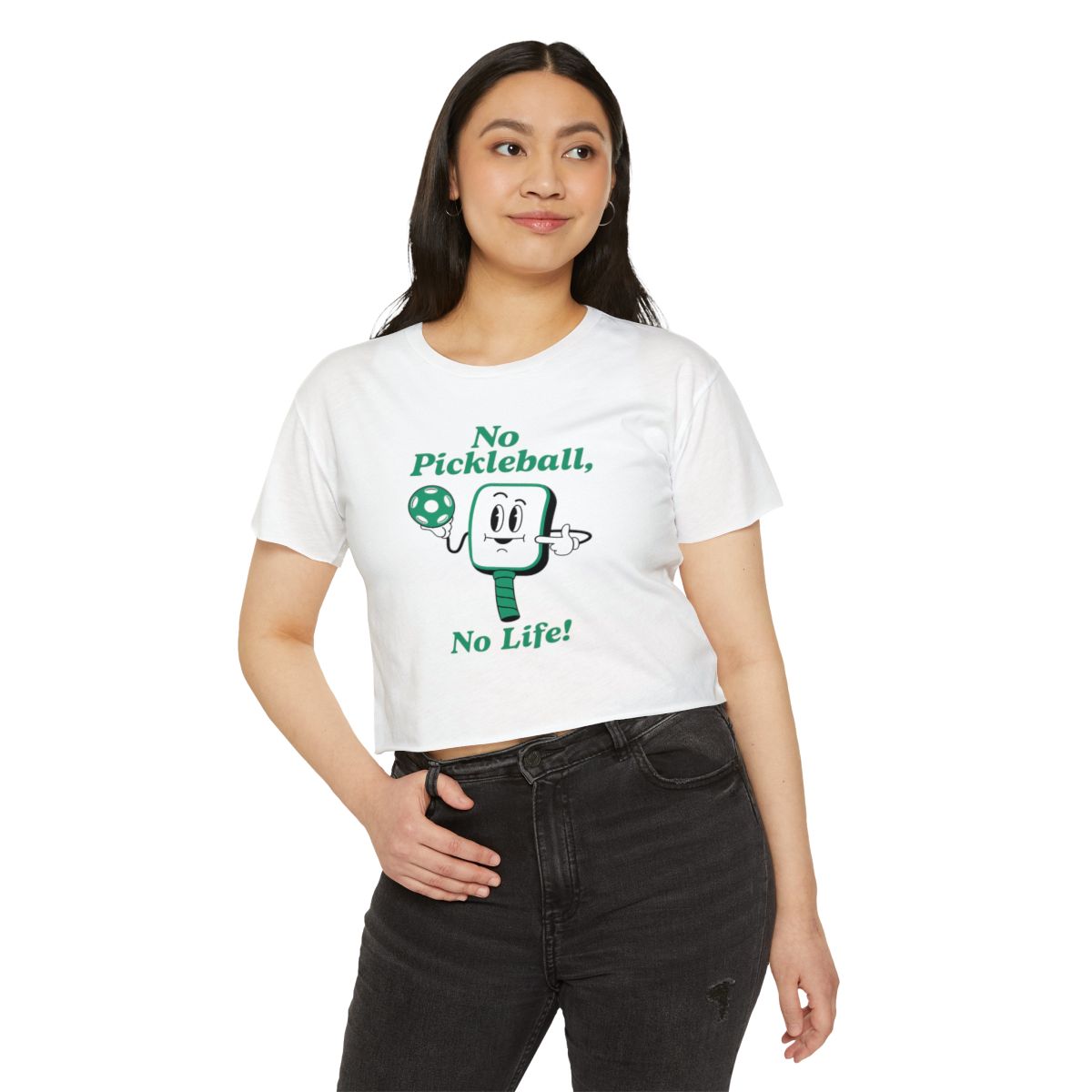 NO PICKLEBALL, NO LIFE - Pickleball (Crop Top)