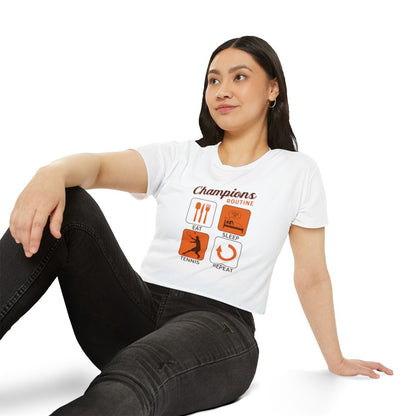 CHAMPIONS ROUTINE - Tennis Crop Top