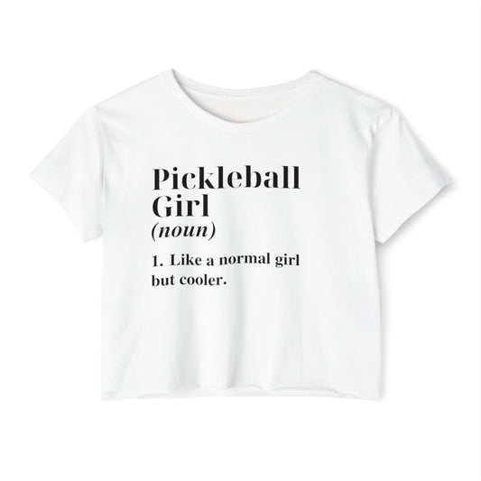 PICKLEBALL GIRL - Pickleball (Crop Top)