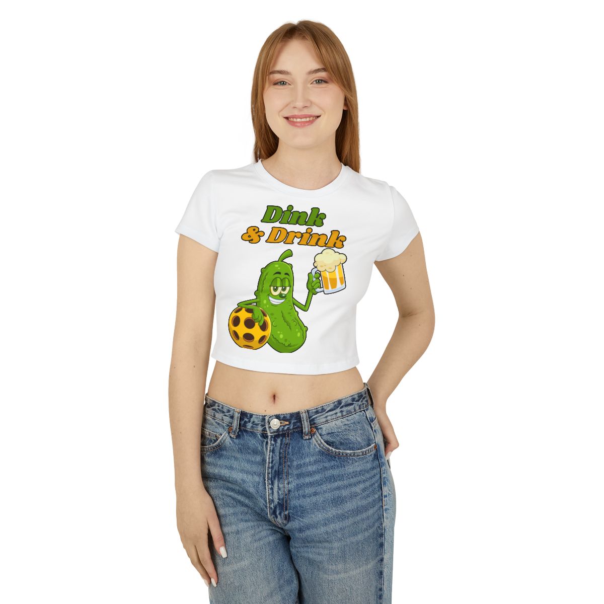 DINK & DRINK - Pickleball (Crop Top)