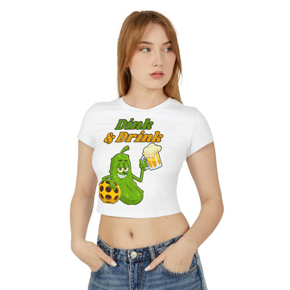 DINK & DRINK - Pickleball (Crop Top)