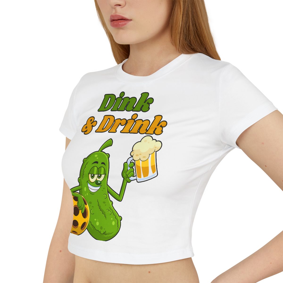 DINK & DRINK - Pickleball (Crop Top)