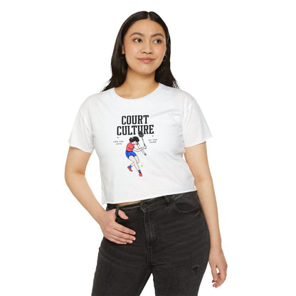 COURT CULTURE 2 - Tennis Crop Top