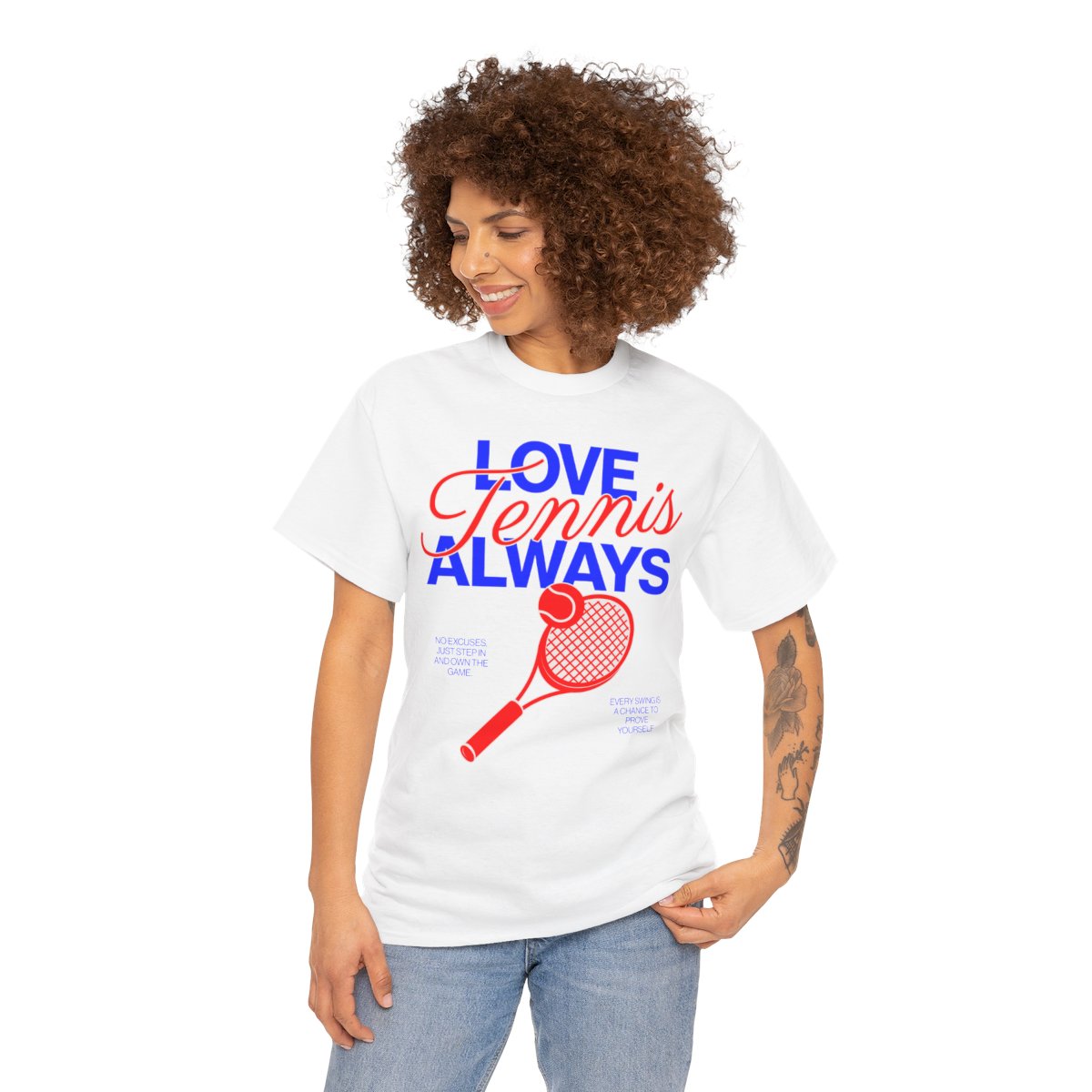 LOVE TENNIS ALWAYS - Tennis Basic Tee