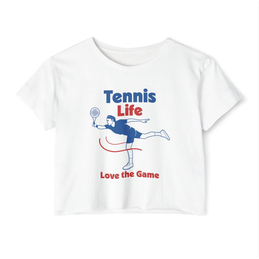 TENNIS LIFE - Tennis Crop Top
