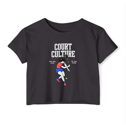 COURT CULTURE 2 - Tennis Crop Top