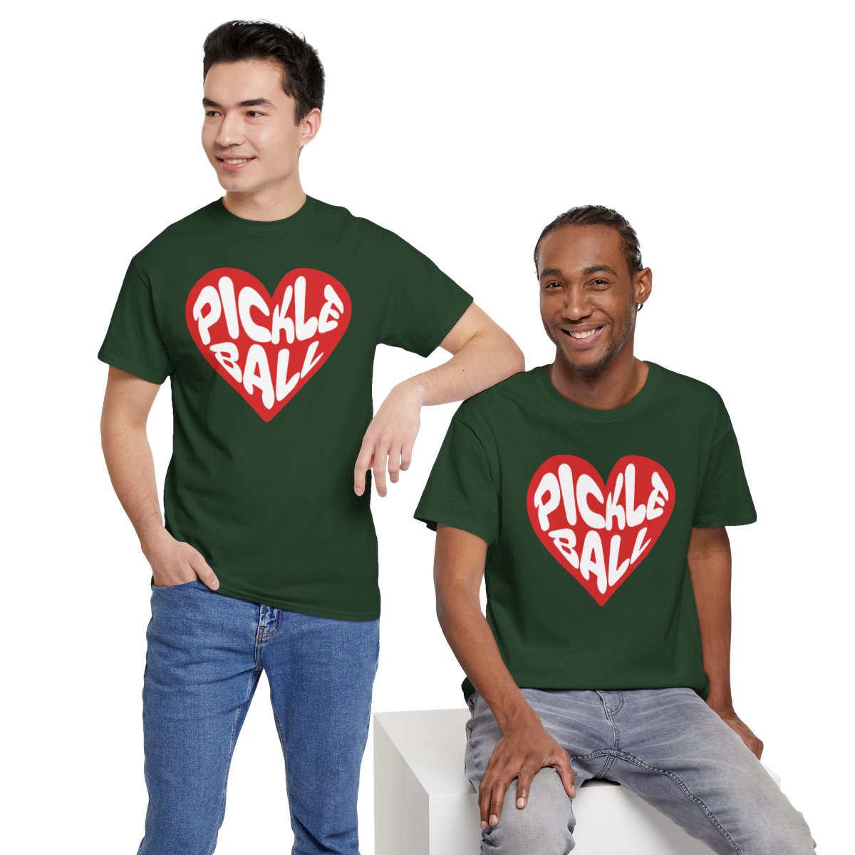 HEART PICKLEBALL 5 - Pickleball (Basic Tee)