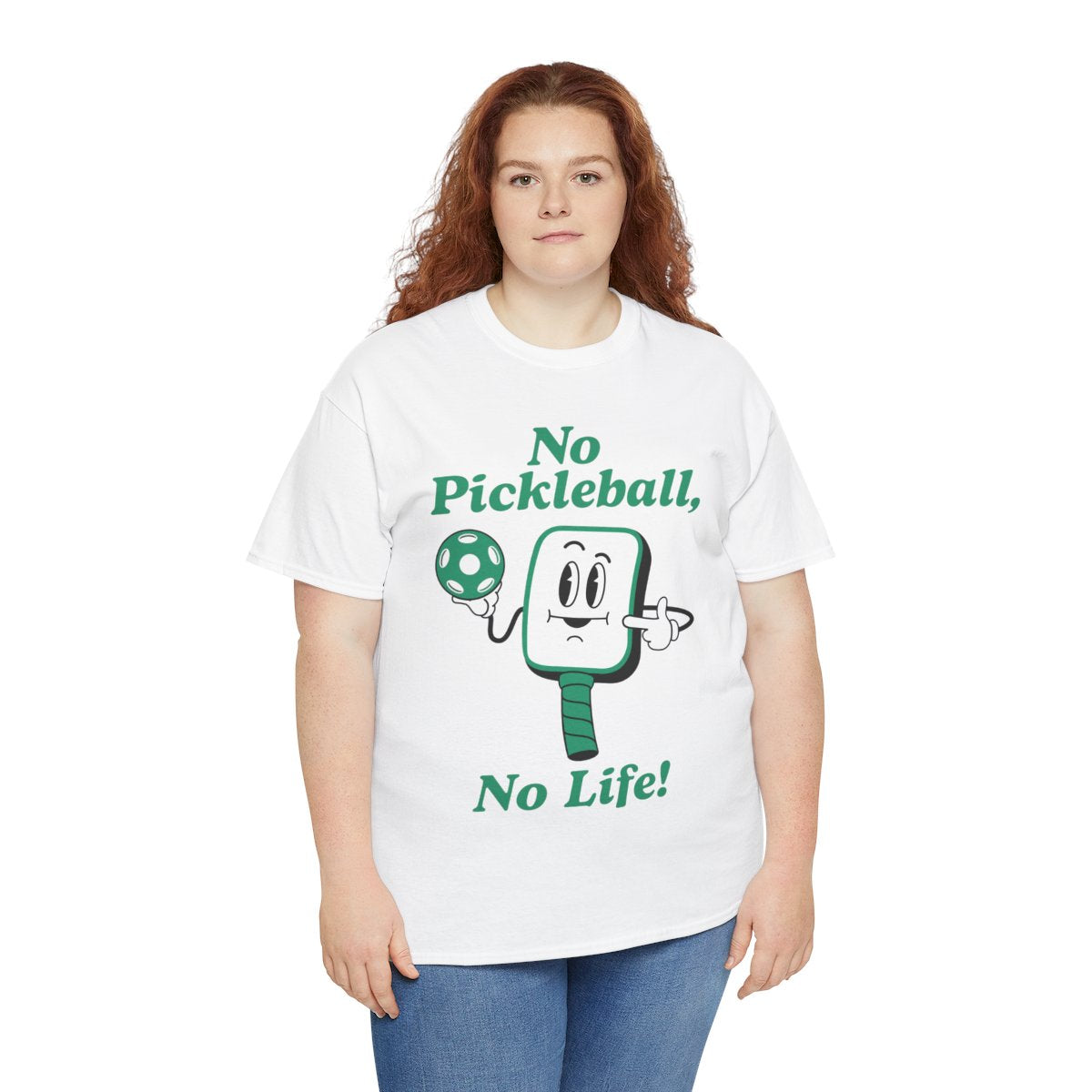 NO PICKLEBALL, NO LIFE - Pickleball (Basic Tee)