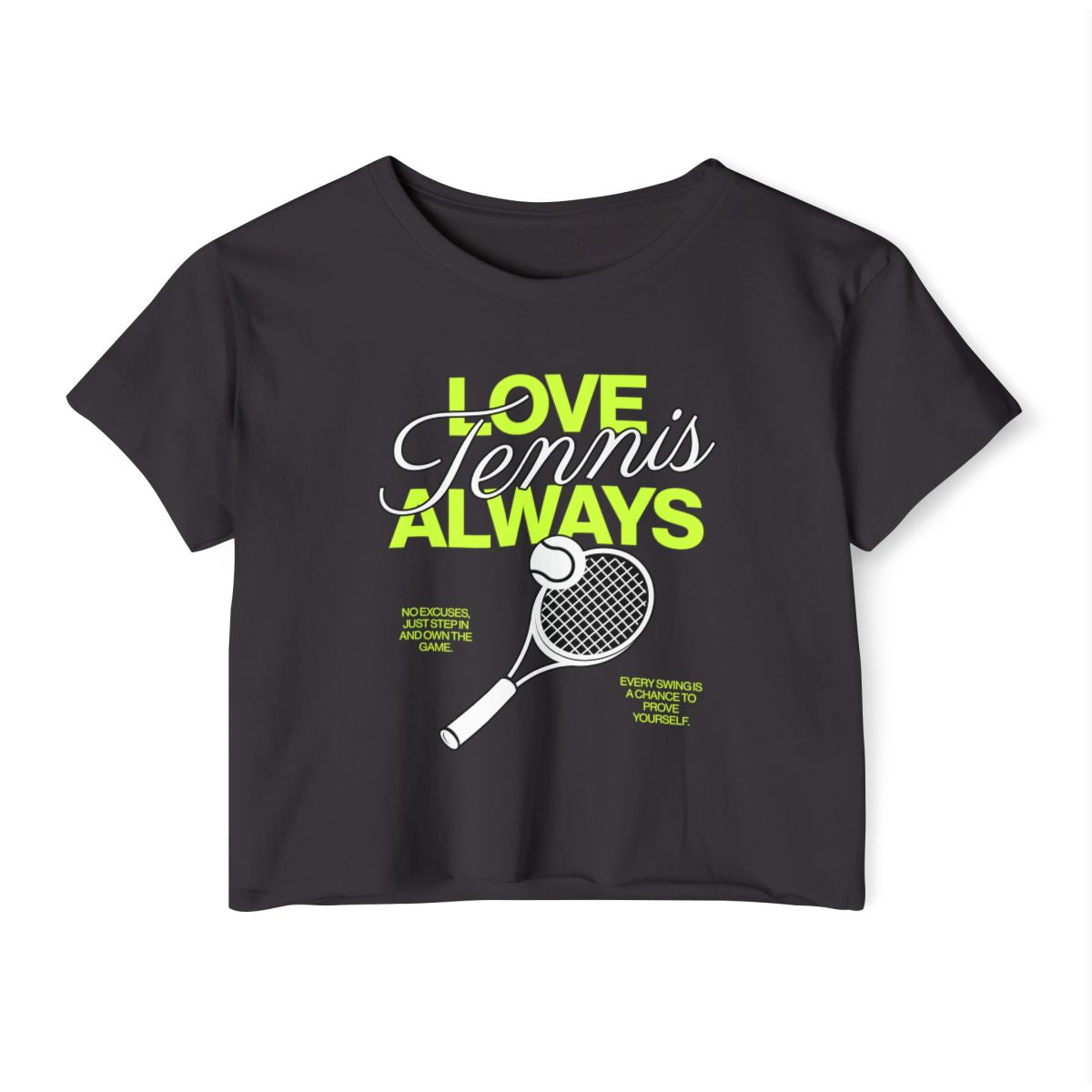 LOVE TENNIS ALWAYS - Tennis Crop Top