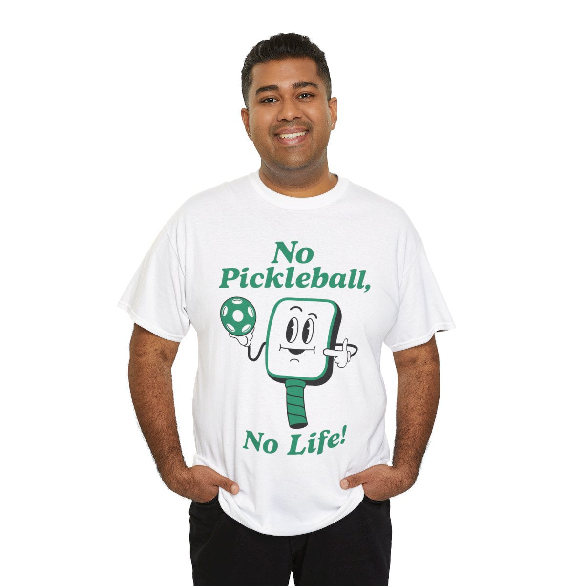NO PICKLEBALL, NO LIFE - Pickleball (Basic Tee)