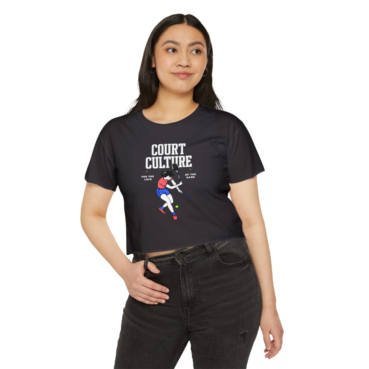 COURT CULTURE 2 - Tennis Crop Top
