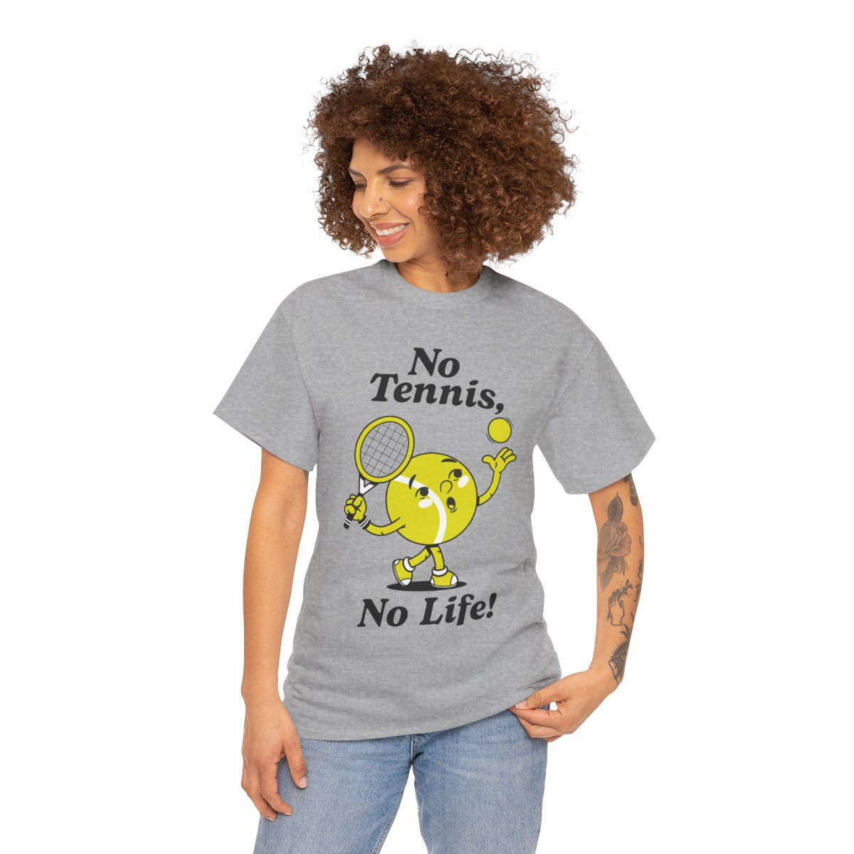 NO TENNIS, NO LIFE - Tennis Basic Tee