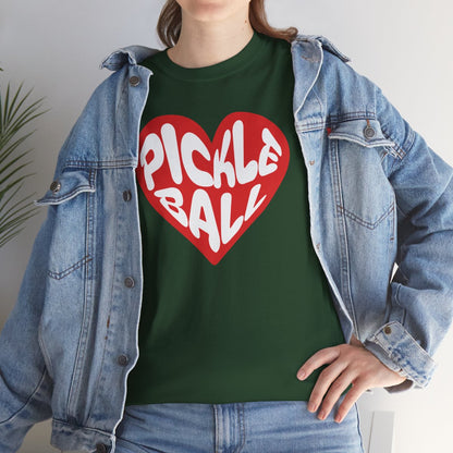 HEART PICKLEBALL 5 - Pickleball (Basic Tee)