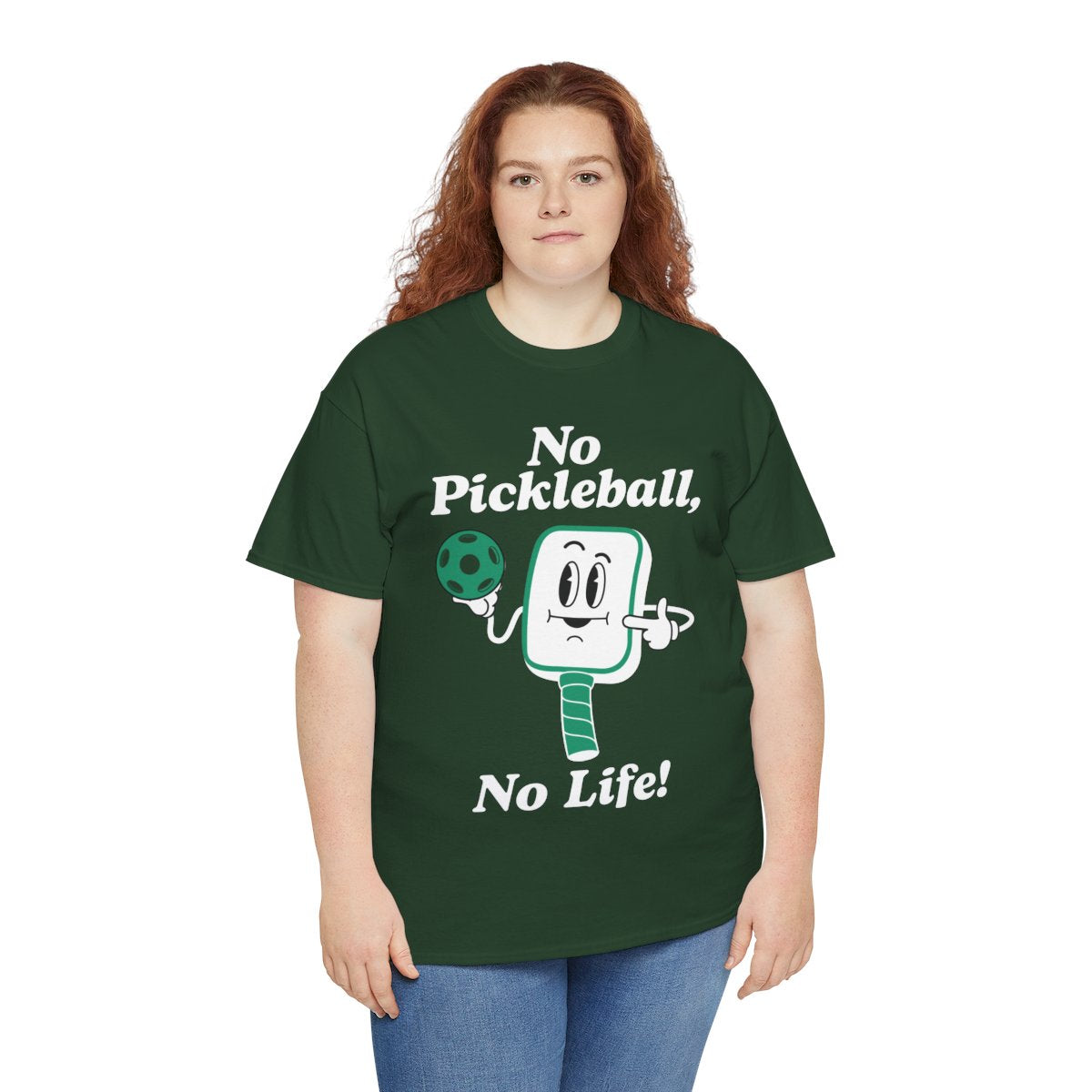 NO PICKLEBALL, NO LIFE - Pickleball (Basic Tee)