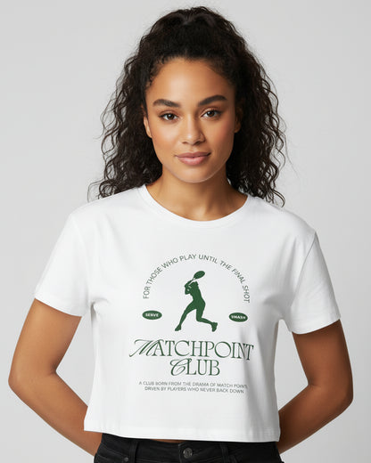 MATCH POINT 7 - Tennis Crop Top