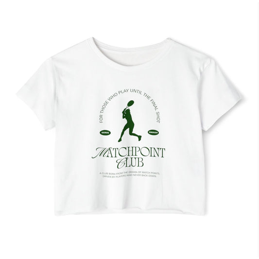 MATCH POINT 7 - Tennis Crop Top