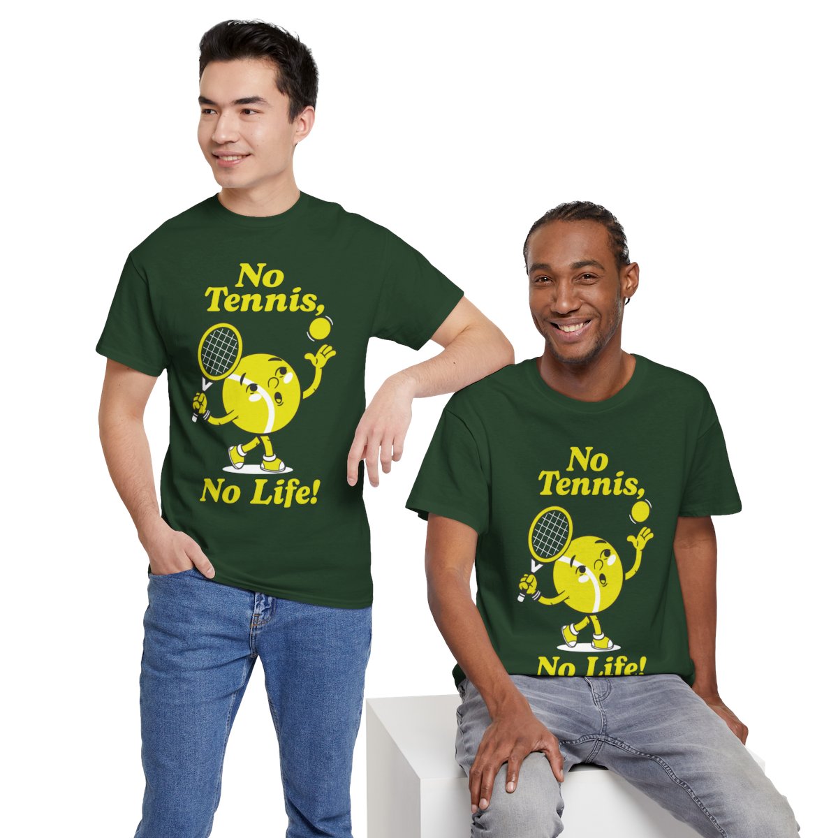 NO TENNIS, NO LIFE - Tennis Basic Tee
