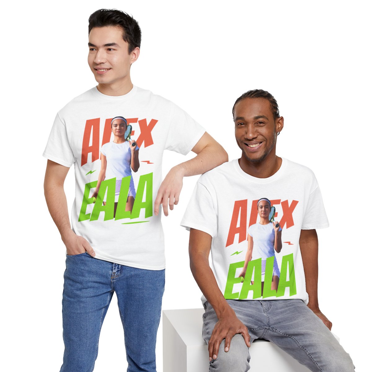 ALEX EALA 4 - Tennis Basic Tee