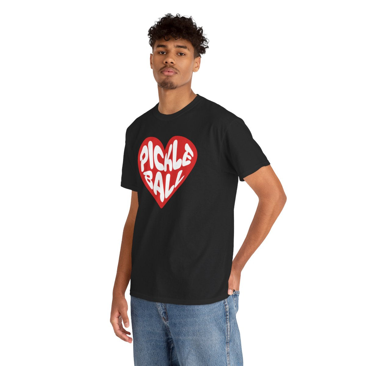 HEART PICKLEBALL 5 - Pickleball (Basic Tee)