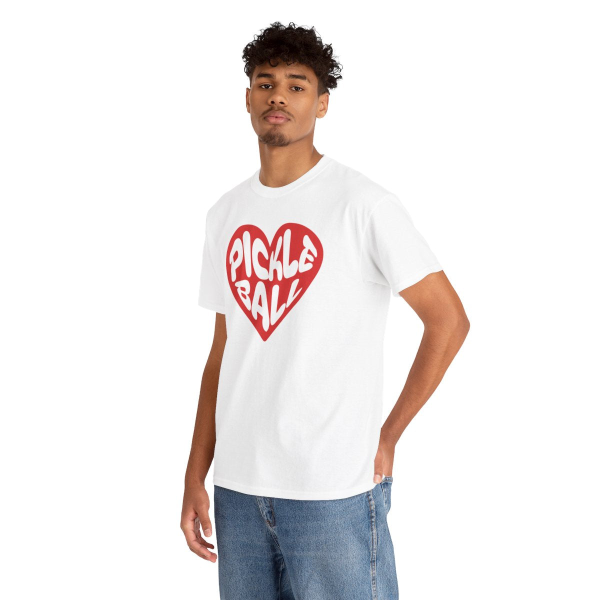 HEART PICKLEBALL 5 - Pickleball (Basic Tee)