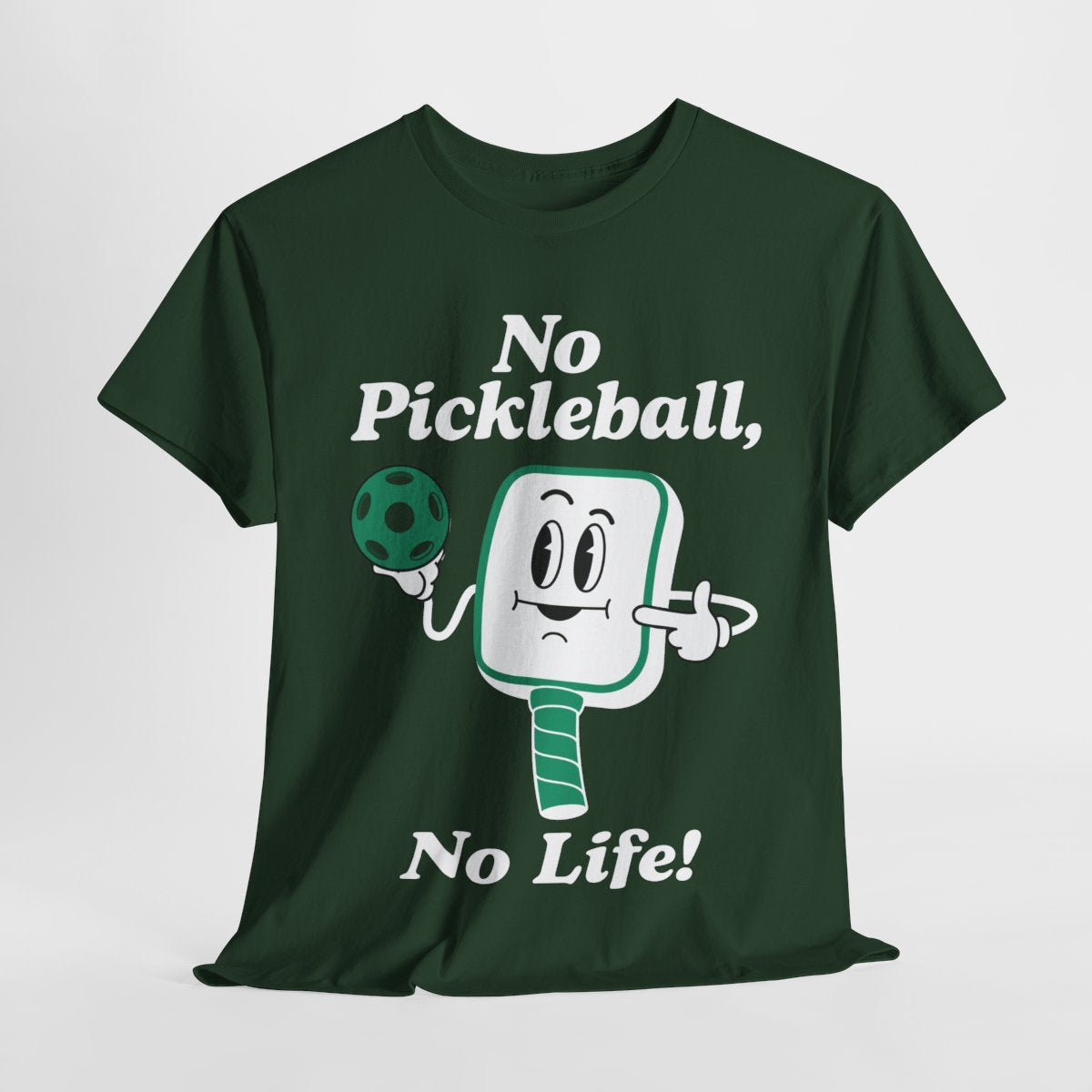 NO PICKLEBALL, NO LIFE - Pickleball (Basic Tee)
