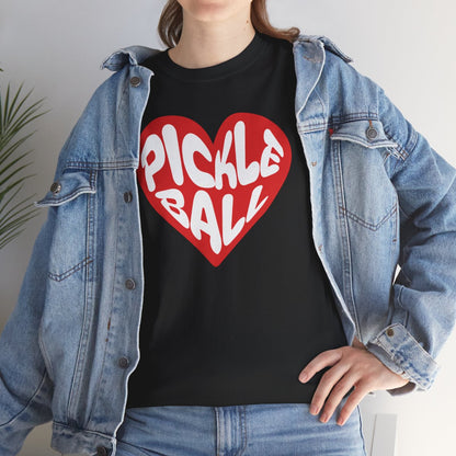 HEART PICKLEBALL 5 - Pickleball (Basic Tee)