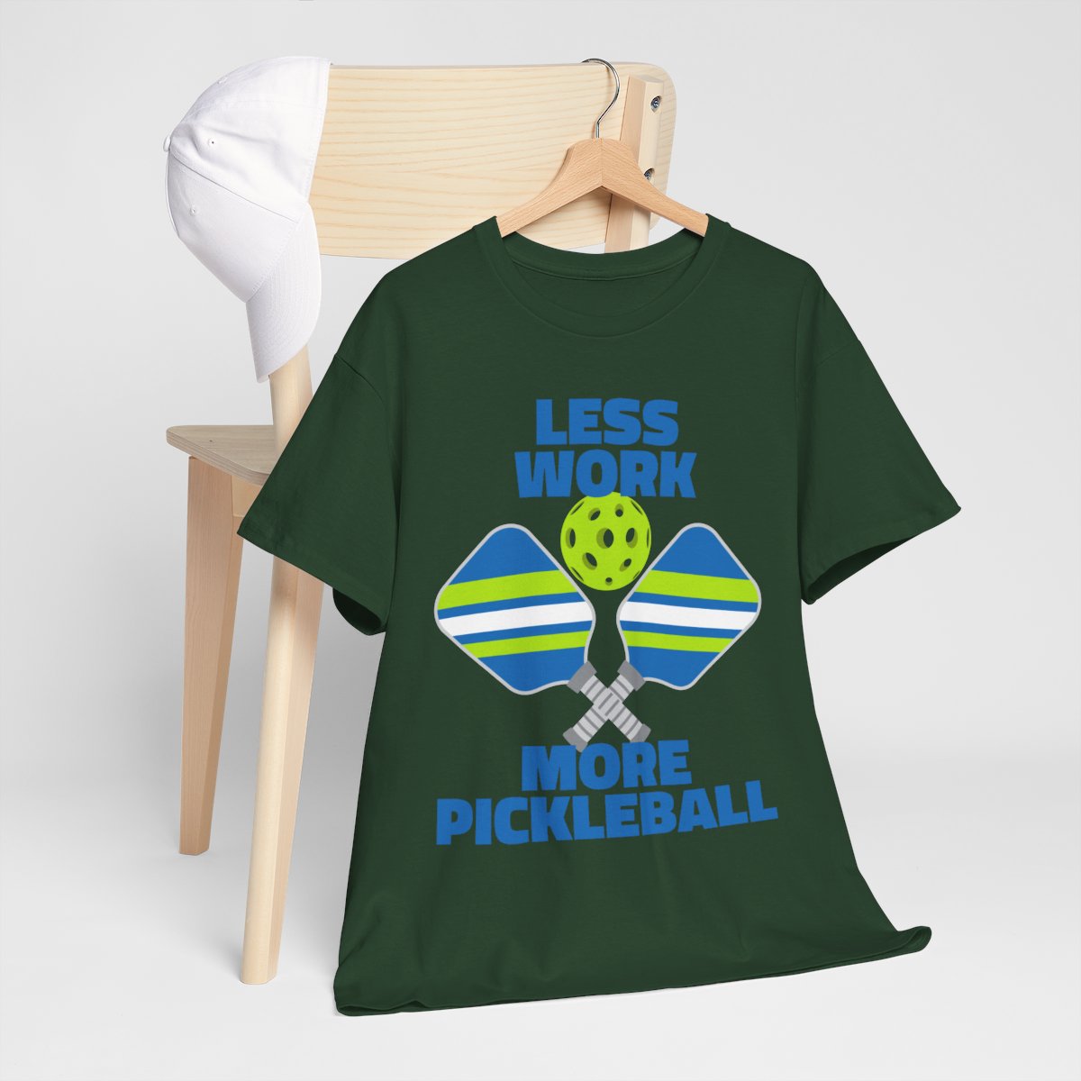 LESS WORK, MORE PICKLEBALL - Pickleball (Basic Tee)