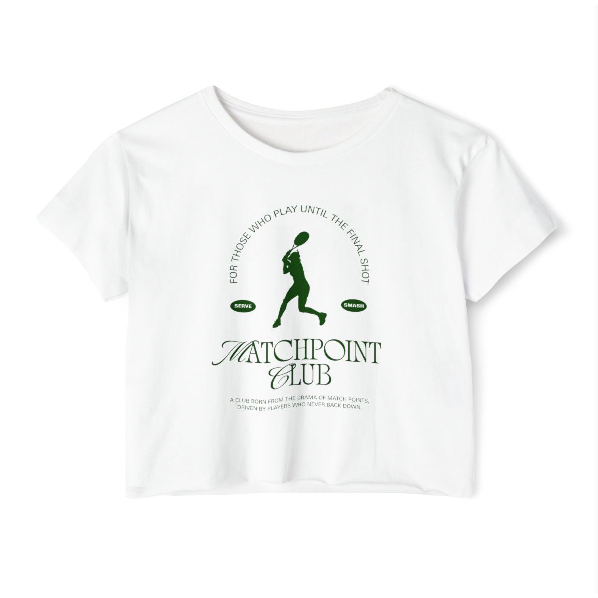 MATCH POINT 7 - Tennis Crop Top