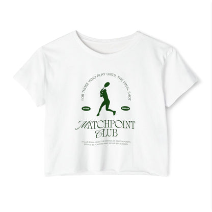 MATCH POINT 7 - Tennis Crop Top