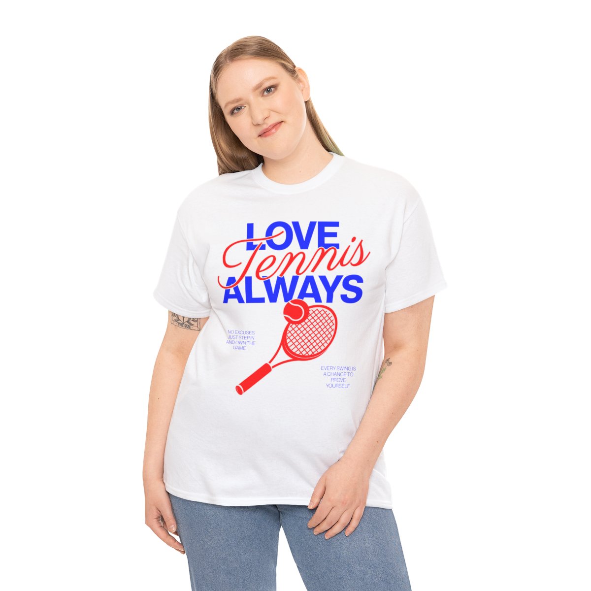 LOVE TENNIS ALWAYS - Tennis Basic Tee