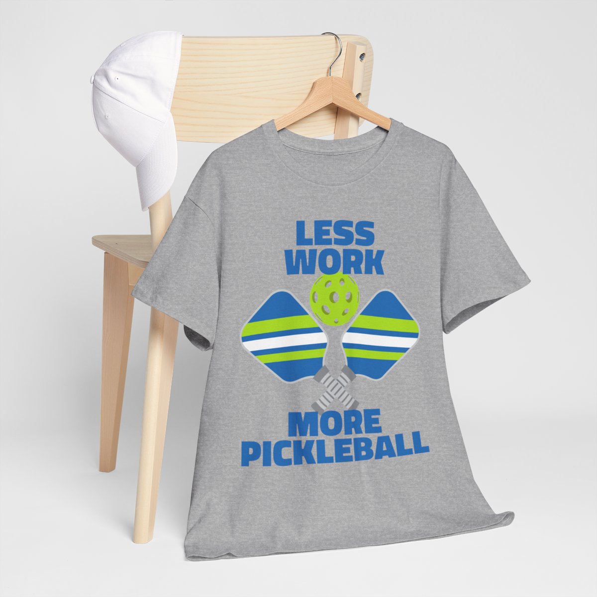 LESS WORK, MORE PICKLEBALL - Pickleball (Basic Tee)