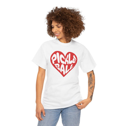 HEART PICKLEBALL 5 - Pickleball (Basic Tee)