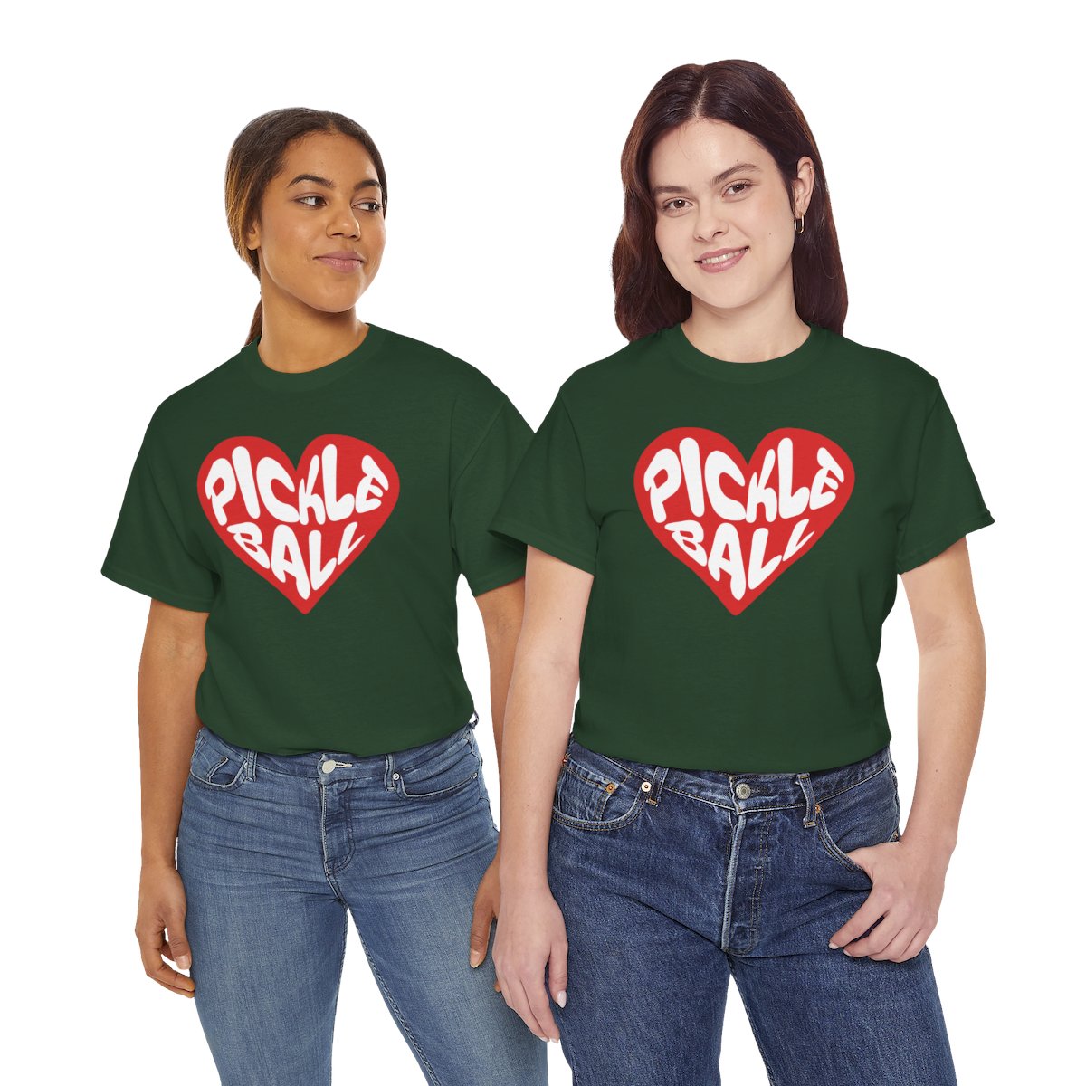 HEART PICKLEBALL 5 - Pickleball (Basic Tee)
