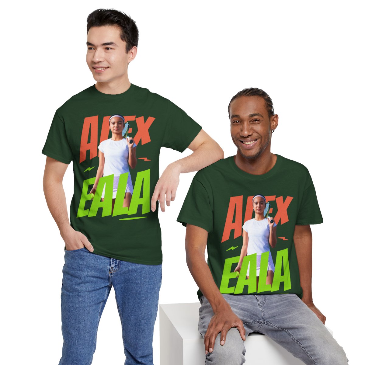 ALEX EALA 4 - Tennis Basic Tee
