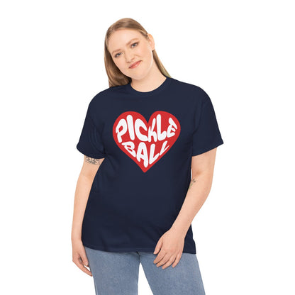 HEART PICKLEBALL 5 - Pickleball (Basic Tee)