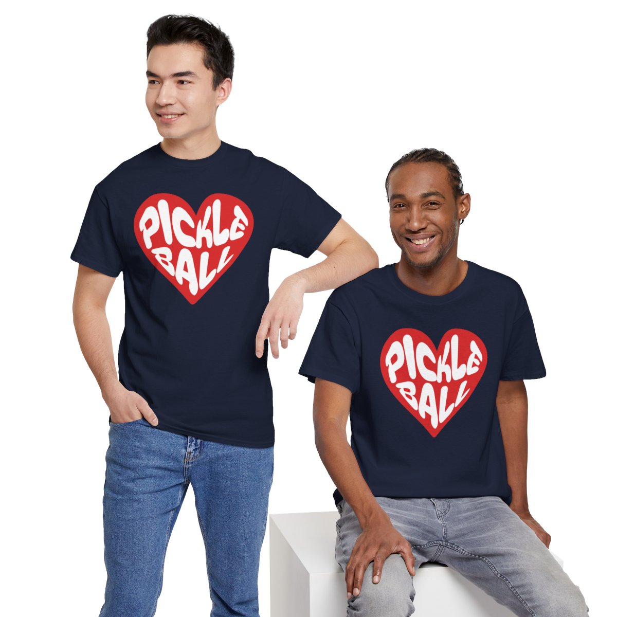 HEART PICKLEBALL 5 - Pickleball (Basic Tee)