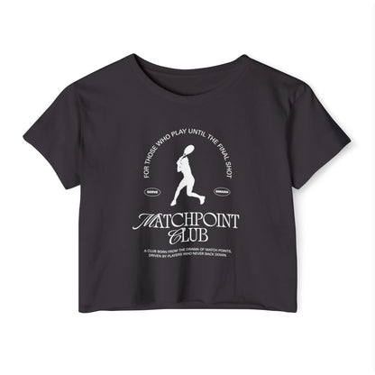 MATCH POINT 7 - Tennis Crop Top