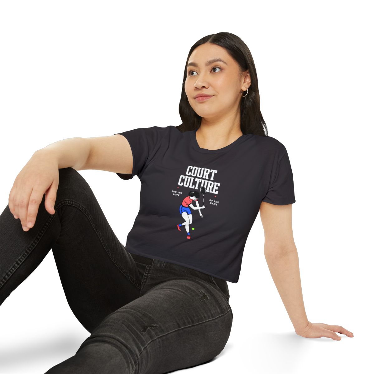 COURT CULTURE 2 - Tennis Crop Top