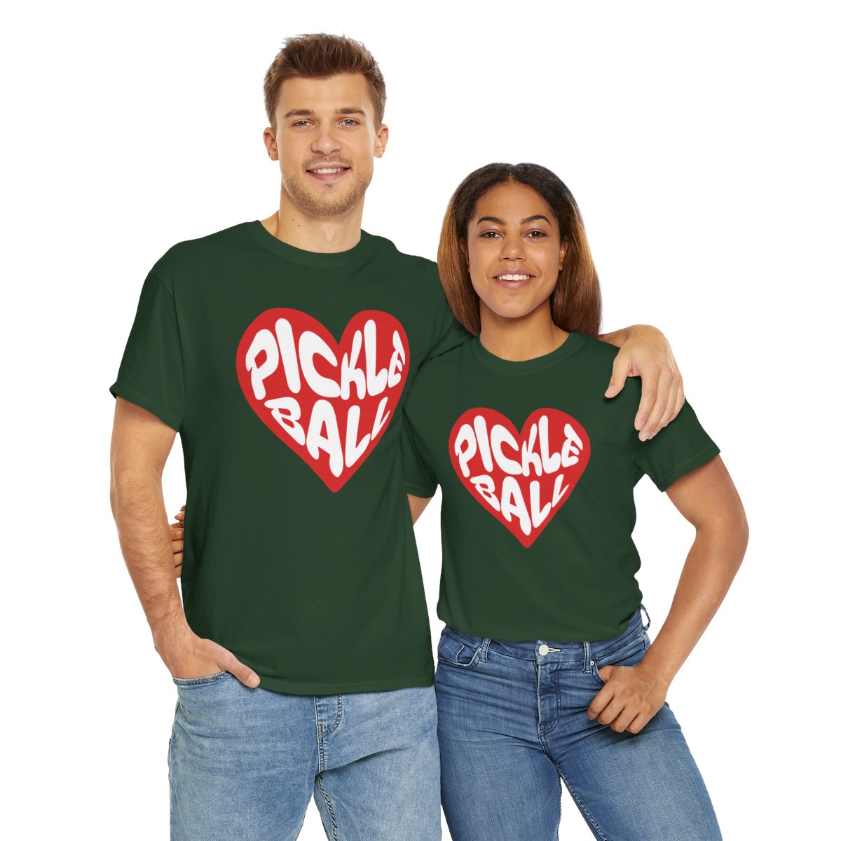 HEART PICKLEBALL 5 - Pickleball (Basic Tee)