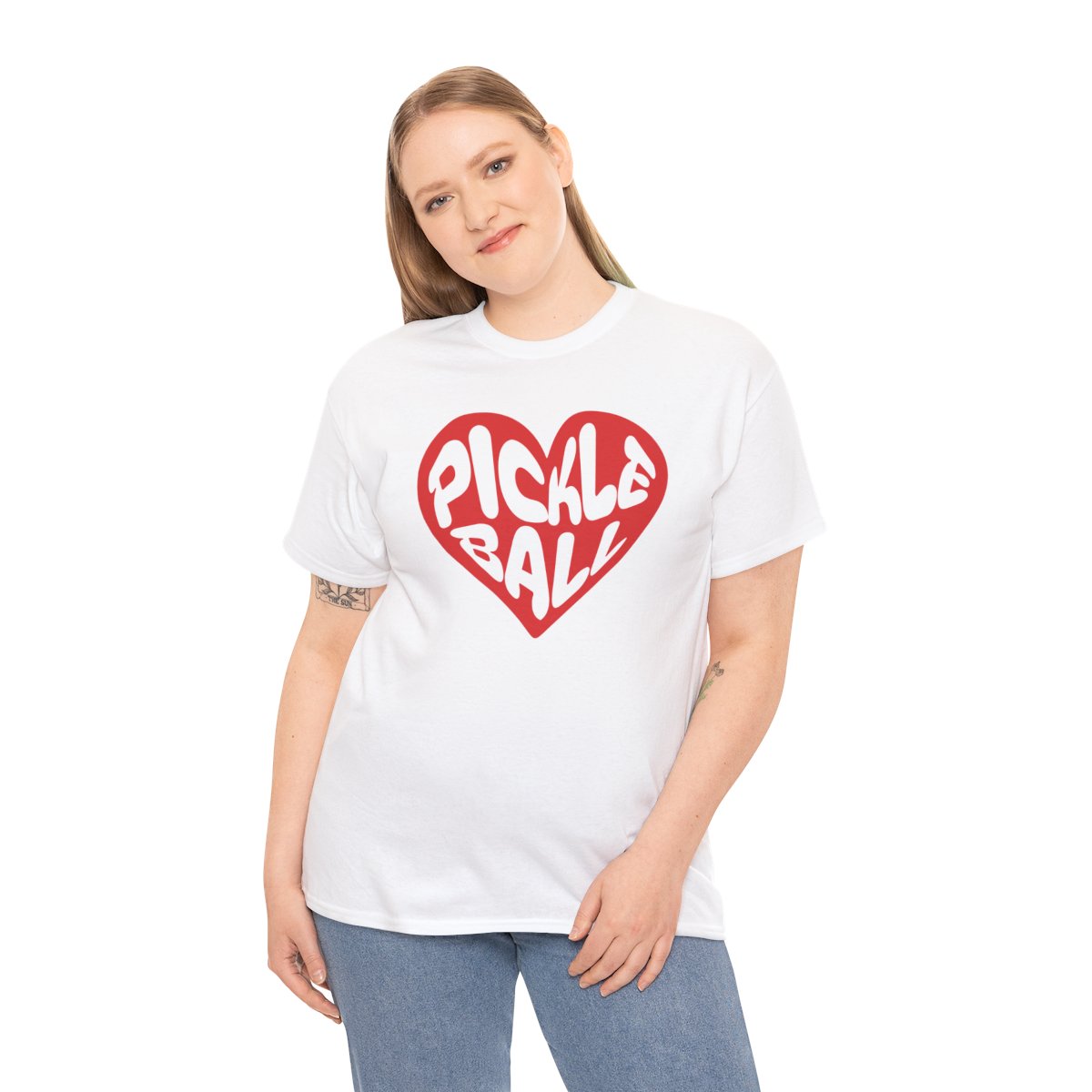 HEART PICKLEBALL 5 - Pickleball (Basic Tee)