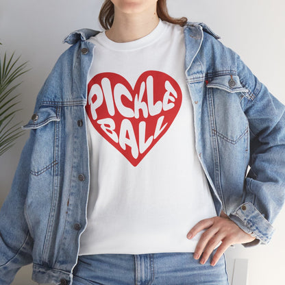 HEART PICKLEBALL 5 - Pickleball (Basic Tee)