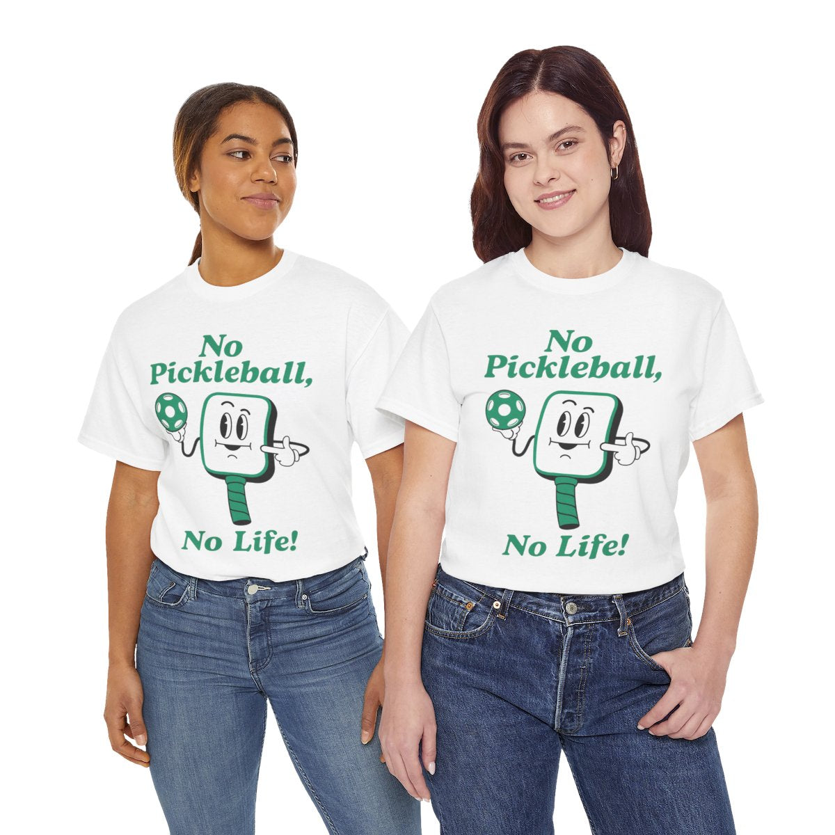 NO PICKLEBALL, NO LIFE - Pickleball (Basic Tee)