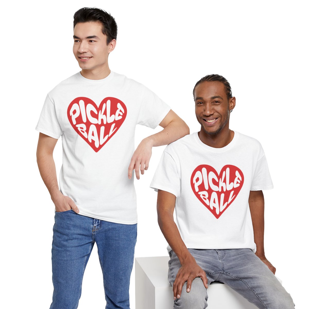 HEART PICKLEBALL 5 - Pickleball (Basic Tee)